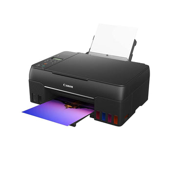Canon PIXMA G670 All-in-One Six-Color Ink Tank Wireless Photo Printer.